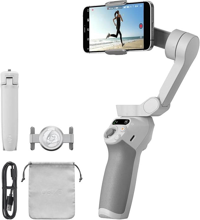 DJI OSMO Mobile SE Intelligent Gimbal 3-Axis Phone Gimbal Portable and Foldable