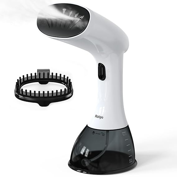 Rolipo Garment Steamer for Clothes, Steam Iron for Clothes, for Home, Office, Travel, Upgraded 400ML Large Capacity Water Tank, Wrinkle Remover