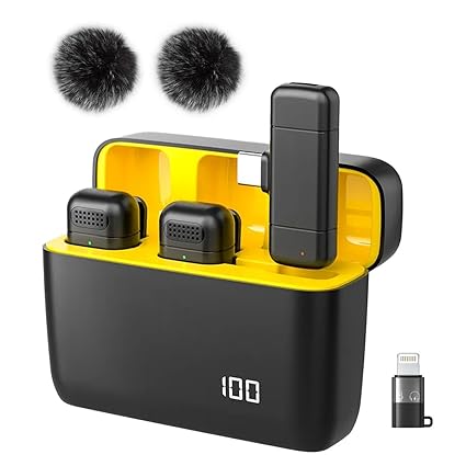 UTECTION by VOOK Wireless Mic with Noise Reduction for Video Recording