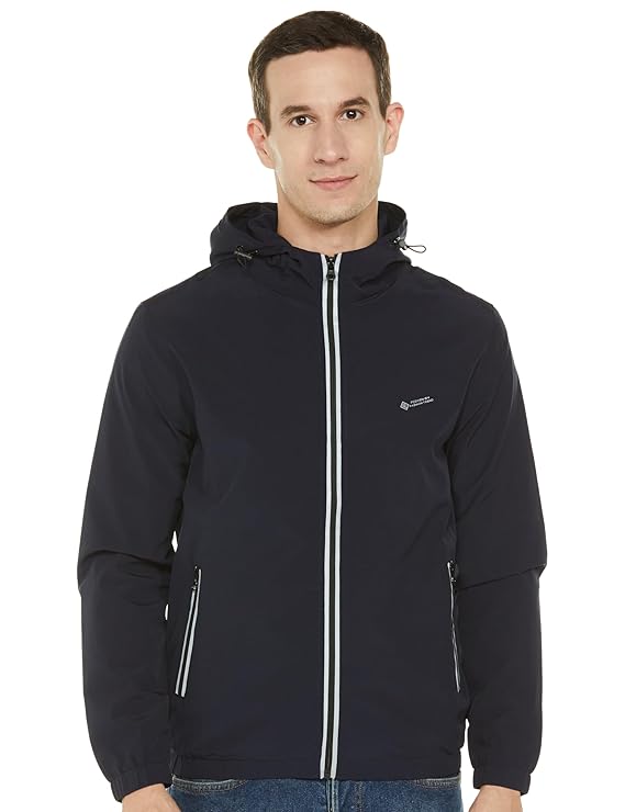 Qube By Fort Collins Men's Polyester Standard Length Parka Coat