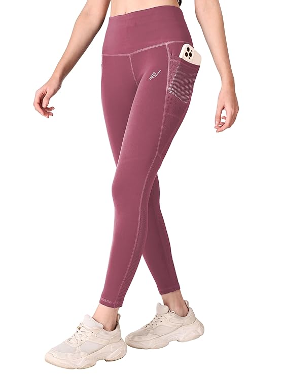 Nexsus Apparels Gym Wear Mesh Leggings | Workout Pants for Women & Girls