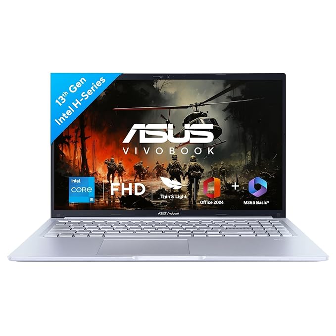 ASUS Vivobook 15, 13th Gen Intel Core i5-13420H, 16GB RAM, 512GB SSD