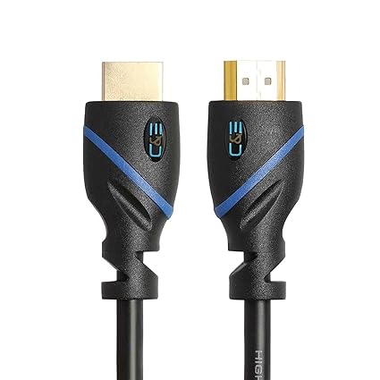 C&E CNE60898 High Speed HDMI Cable with Ethernet and Audio Return (Black)