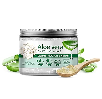 Jeevan Kamal Aloe Vera Gel | Organic | 100% Pure & Natural (300 gm)