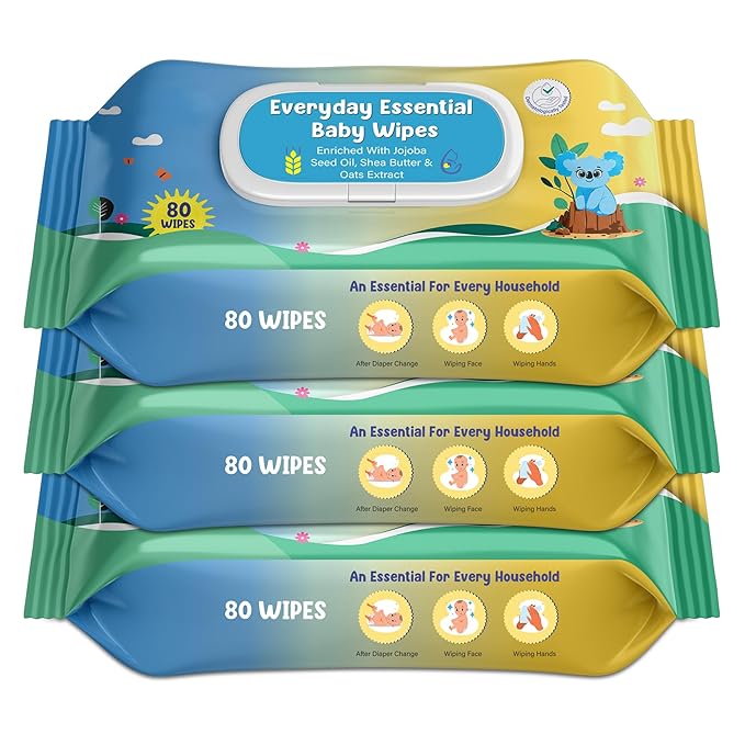 MUMta Cleansing Baby Wipes with Aloe Vera & Jojoba Oil