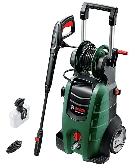 Bosch Advanced Aquatak 140 Induction Motor (2100W, 140 bar, 5m Cable, 18Kg) Heavy Duty Cleaning