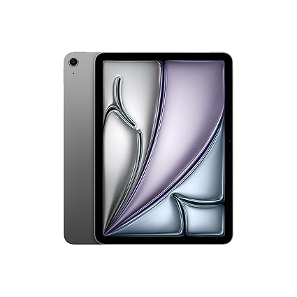 Apple iPad Air 11 with M3 chip: Built for Apple Intelligence, Liquid Retina Display, 128GB, 12MP Front/Back Camera, Wi-Fi 6E, Touch ID, All-Day Battery Life Space Gray