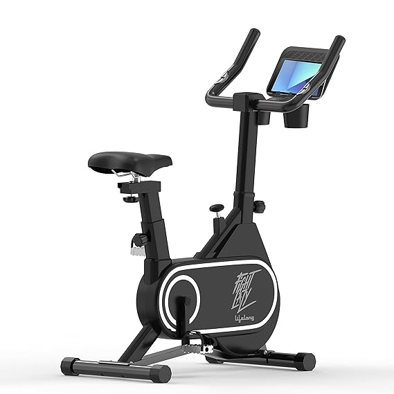 Lifelong Fit Pro Spin Fitness Bike for Home Workouts|Max Weight Capacity: 100 kg (LLSBB50, Black)