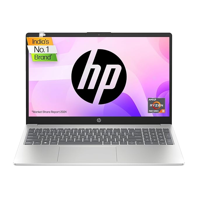 HP Laptop 15 - AMD Ryzen 3 7320U, 15.6inch FHD Laptop