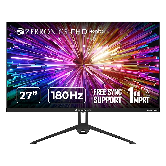 Zebronics 27 inch IPS Panel 180Hz Gaming Monitor