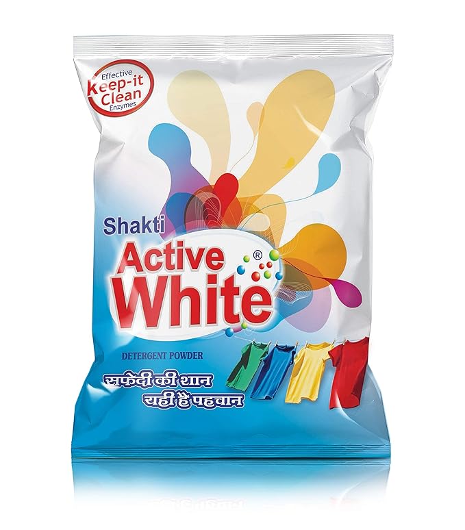 Shakti Active White Detergent Powder - 4kg Pack