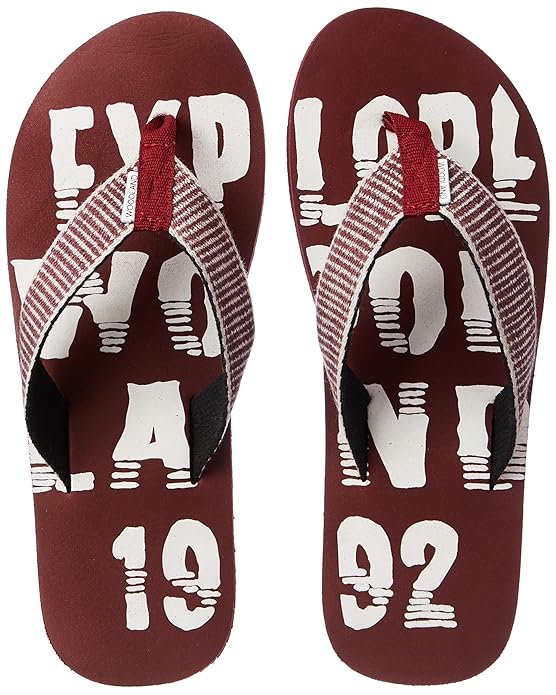 Woodland Men's Leather Flip-Flop Comfortable