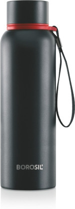 BOROSIL Trek Vacuum Insulated Water Bottle 22 & 24 hrs hot & Cold 850 ml Flask