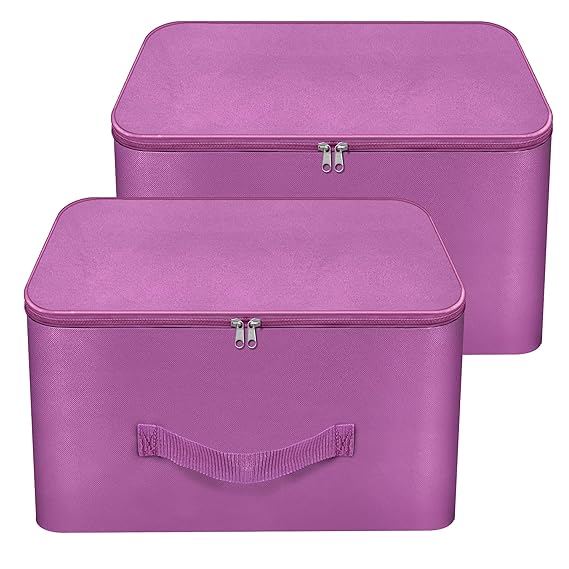 Storite 2 Pack Nylon Wardrobe Bag Underbed Moisture Proof Cloth Storage Organizer