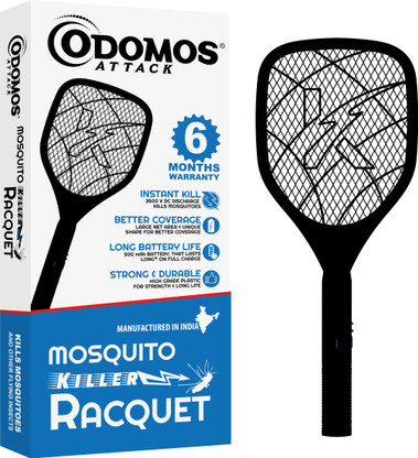 Odomos Attack mosquito killer racquet Electric Insect Killer Indoor (Bat)