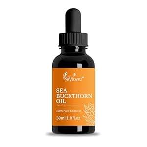 VLOVEU Seabuckthorn Oil 30 Ml | Omega 3, 6, 7 and 9 Fatty Acids for Glowing Skin