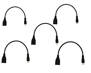 C & E 5 Pack-Micro USB OTG to USB 2.0 Adpater OTG Cable-Straight