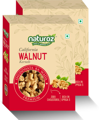 Naturoz California Walnut Kernels 200g Walnuts (2 x 200 g)