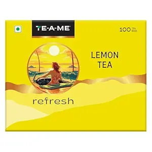 TE-A-ME Lemon Tea 100 Bags | Lemon Tea Bags