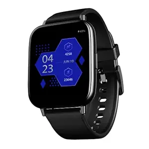 boAt Wave Prime47 Smart Watch w/ 1.69" (4.2 cm) HD Display, 700+ Active Modes, ASAP Charge, Live Cricket Scores, Crest App Health Ecosystem, HR & SpO2 Monitoring(Matte Black)