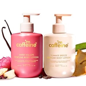 mCaffeine Perfume Body Lotion Combo - Sweet Escape & Summer Breeze