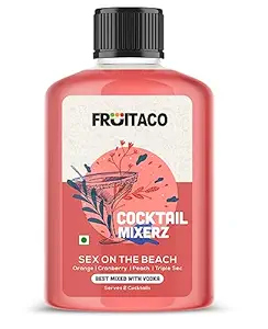Fruitaco Sex On the Beach Cocktail Mixers - Finely Crafted Non-Alcoholic 300ml (Pack of 1)