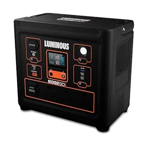 Luminous Edge GO P1000 Portable Power Station | 800W Output | 576 Wh | Fast Charging | Powers Multiple Devices