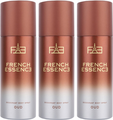 FRENCH ESSENCE Oud Long Lasting Fragrance Deodorant Spray for Men