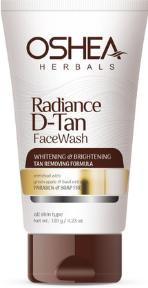 Oshea Herbals Radiance D-Tan Men & Women Face Wash (120 g)