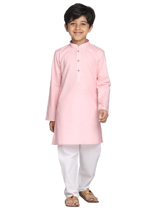 VASTRAMAY Boys Chikankari Kurta Pyjama Set for Independence Day Celebrations- Traditional Embroidered Ethnic Wear