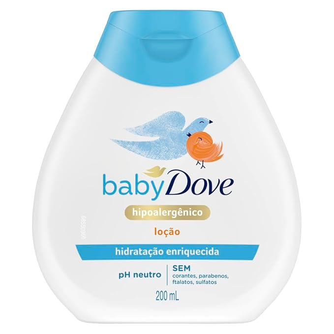 Baby Dove Rich Moisture Nourishing Baby Lotion 200 ml, With Moisturising Cream for Soft Skin