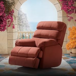 Duroflex Avalon Posture Pro - Single Seater Premium Leatherette Motorized Recliner | 3 Zone Backrest | 270 Rotation