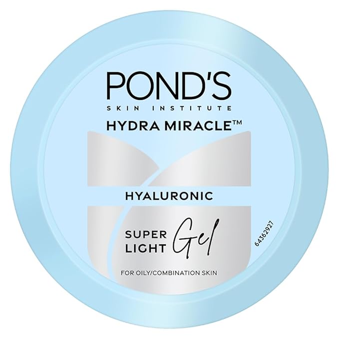 Ponds Super Light Gel Oil Free Moisturiser With Hyaluronic Acid + Vitamin E, 200 ML