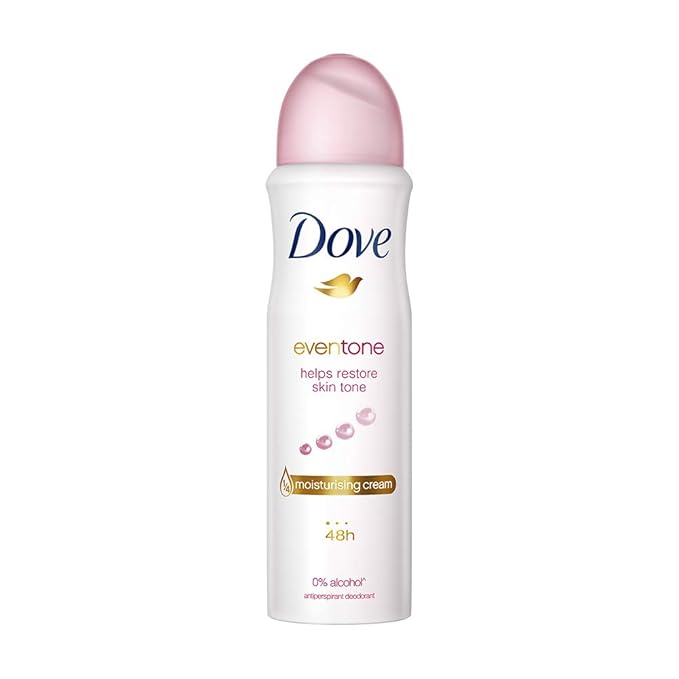 Dove Eventone Deodorant For Women, Antiperspirant Body Spray For Long Lasting Odour Protection Skin Friendly Deo