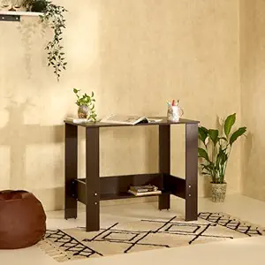 Green Soul Indus Study Table| Complaint Engineered Wood Compact Design Hidden Book Shelf Computer Table for Home PC Writing Desk for Adults & Students