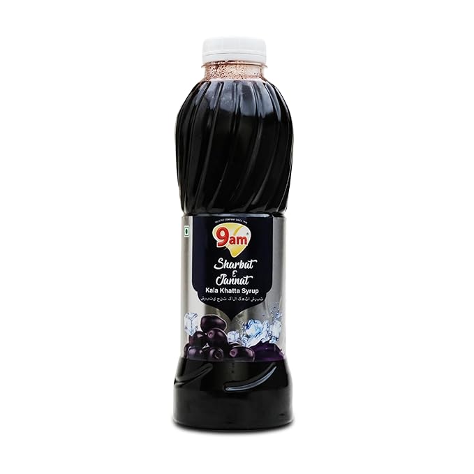 9AM Sharbat-e-Jannat 750ml Premium Kala Khatta PET - Refreshing Kala Khatta Drink for Summer