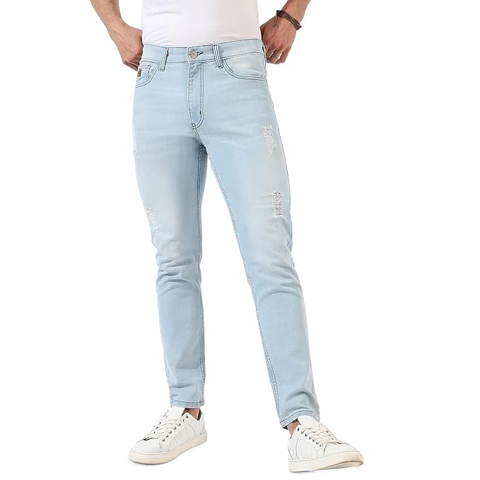 Campus Sutra Men's Regular Fit Mid Rise Jeans