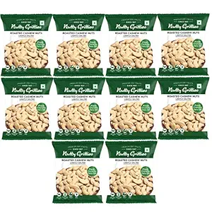 Nutty Gritties Premium Jumbo Cashews W240, 210g (21g x 10) | Crunchy Healthy Snack