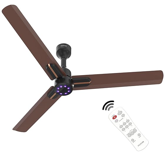 POLYCAB Wizzy Neo LED 1200mm 5-Star BLDC Ceiling Fan for Living Room