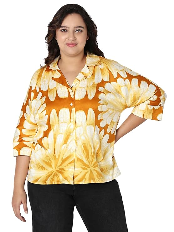 VERO MODA Women's Floral Relaxed Fit Shirt