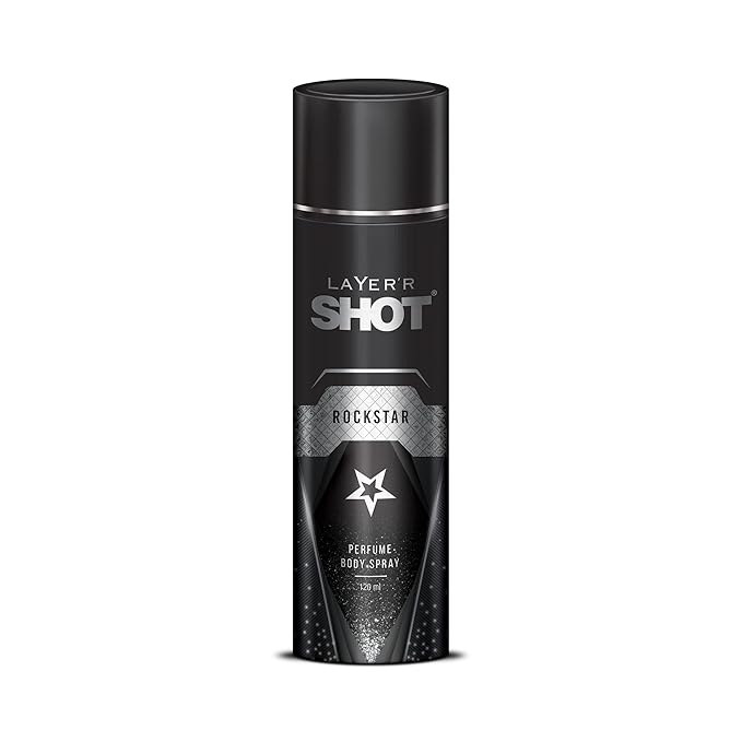 Long Lasting Premium Fragrance | Layerr Shot Rockstar Body Spray For Men