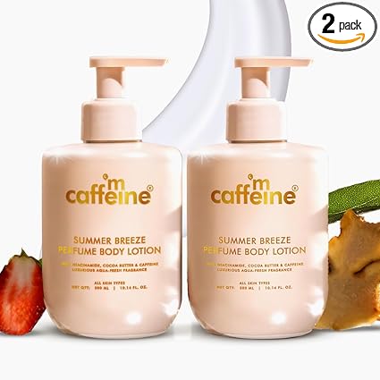 mCaffeine Summer Breeze Perfume Body Lotion | Niacinamide