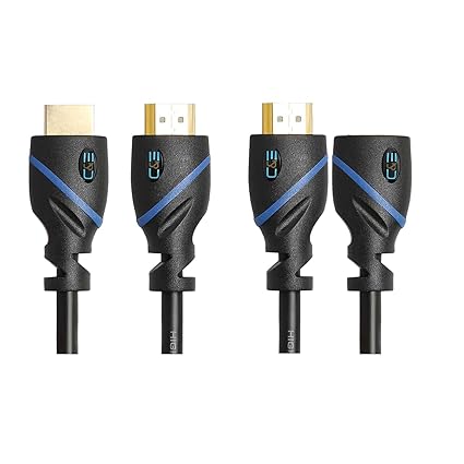 C & E Gold Plated 4K HDMI Male to Male Combo Pack 15-Ft 2 Pack