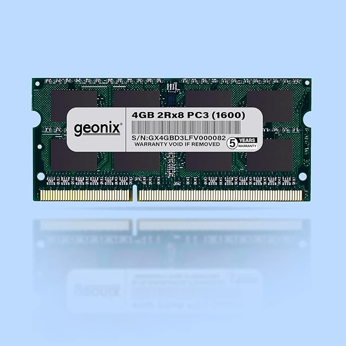 GEONIX 4GB DDR3L 1600 Mhz Laptop RAM for Gaming PC