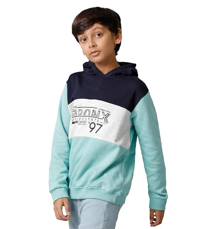 KYDA KIDS Unisex-Child Cotton Hooded Sweatshirt for Comfortable Wear