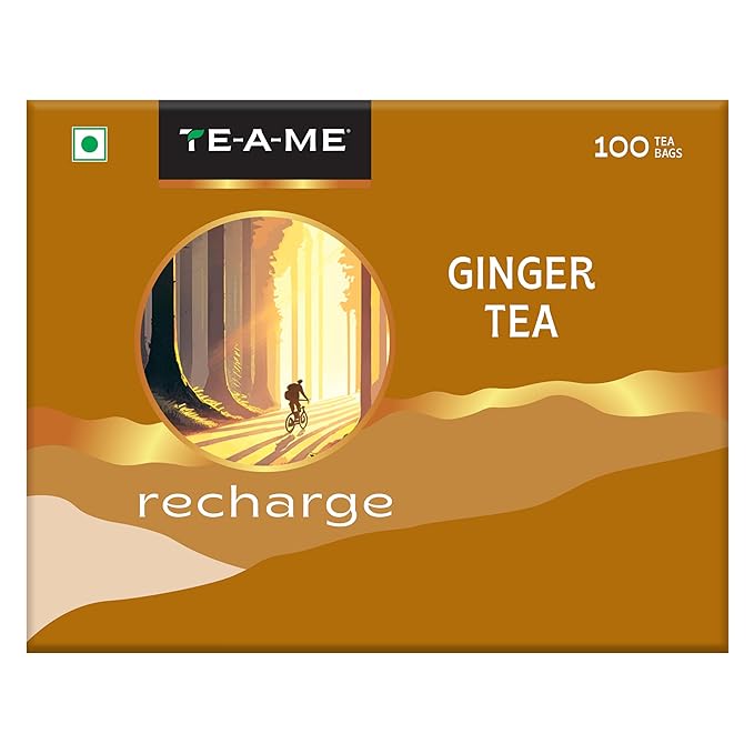 TE-A-ME Ginger Tea - 100 Tea Bags | Ginger Tea Bags