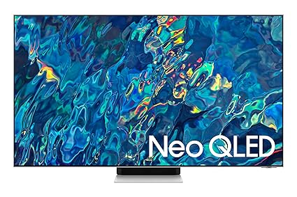 Samsung 138 cm (55 inches) 4K Ultra HD Smart NEO QLED TV QA55QN95BAKLXL (Bright Silver) - Best 4K TV