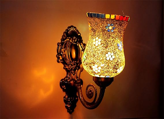 Zsquarehp Modern Uplight Antique Bronze Wall Lamp Living Room Decor