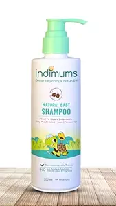 Indimums Reetha-Shikakai Natural Baby Shampoo for Newborns,Toddlers & Kids - Promotes Healthy Scalp & Hair