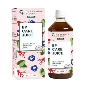 Carbamide Forte BP Care Juice | BP Juice with 11 Ayurvedic Herbs | Supports Healthy Blood Pressure levels, Digestion & Energy | Added Aleovera, Arjuna & Shankhpushpi | No Added Sugar & Artificial Colour | 1L